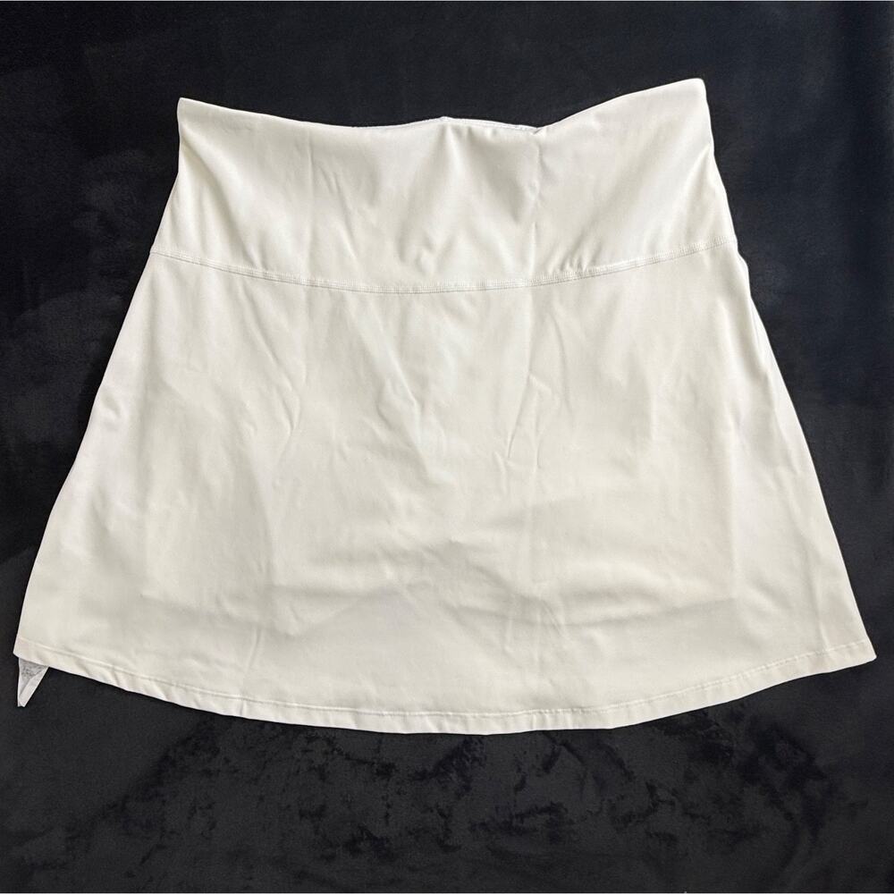 Ododos NWT Tennis Skort Women's M Pickleball Golf Skirt White Mini Athleisure - Picture 5 of 7
